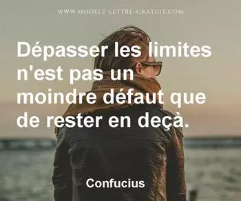 Citation de Confucius