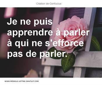 Citations Confucius