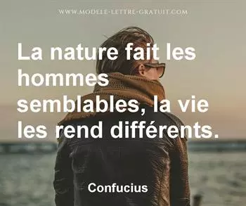 Citation de Confucius