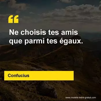 Citation Confucius