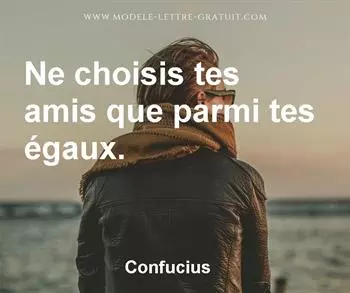 Citation de Confucius