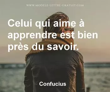 Citation de Confucius