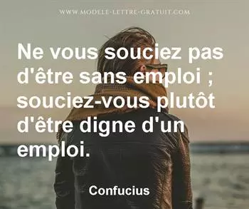 Citation de Confucius