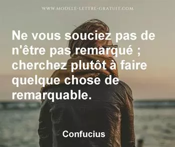 Citation de Confucius