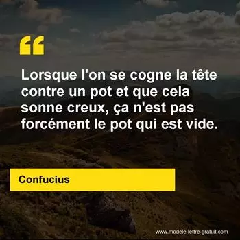 Citation Confucius