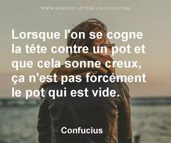 Citation de Confucius