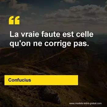 Citation Confucius