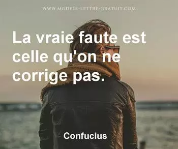 Citation de Confucius