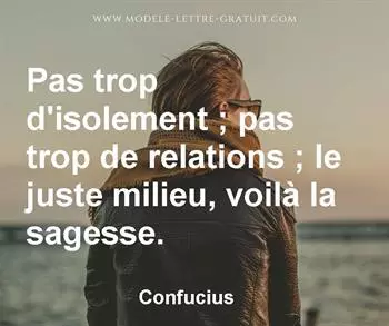 Citation de Confucius