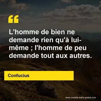 Citation Confucius
