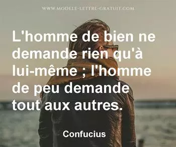 Citation de Confucius