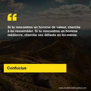 Citation Confucius
