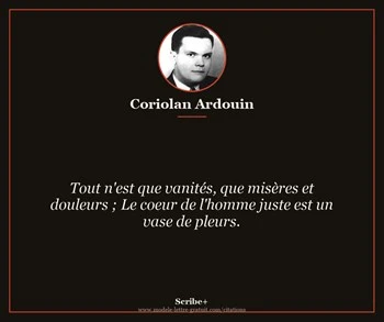 Citation de Coriolan Ardouin