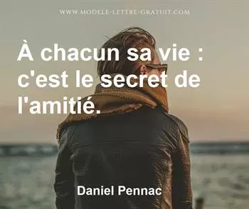 Citation de Daniel Pennac