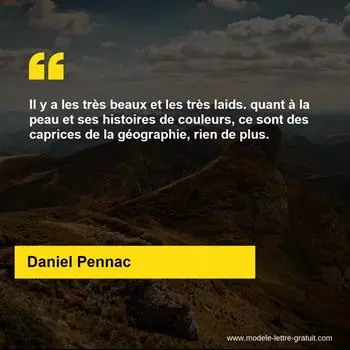 Citation Daniel Pennac