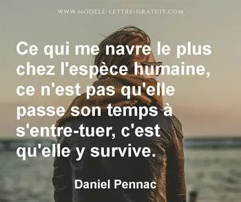 Citation de Daniel Pennac
