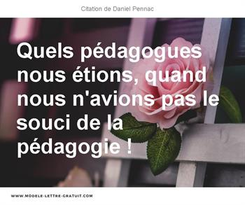 Citations Daniel Pennac