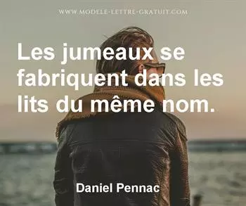 Citation de Daniel Pennac