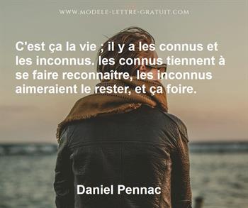 Citation de Daniel Pennac