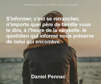 Citation de Daniel Pennac