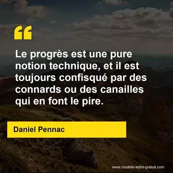 Citation Daniel Pennac