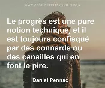 Citation de Daniel Pennac