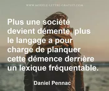 Citation de Daniel Pennac
