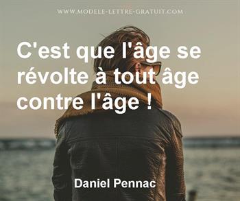 Citation de Daniel Pennac