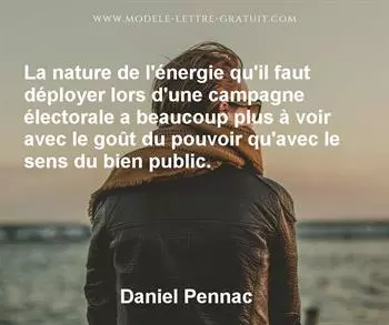 Citation de Daniel Pennac