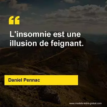 Citation Daniel Pennac