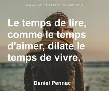 Citation de Daniel Pennac