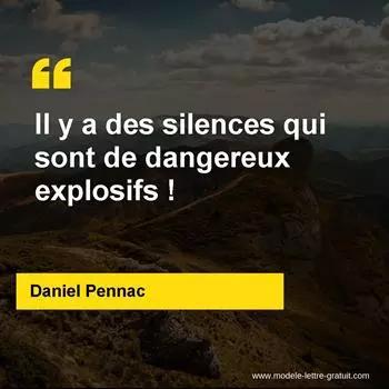 Citation Daniel Pennac