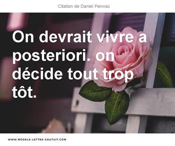 Citations Daniel Pennac