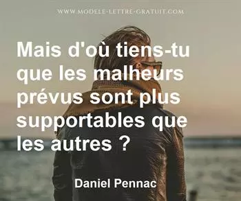 Citation de Daniel Pennac