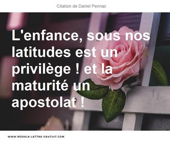 Citations Daniel Pennac
