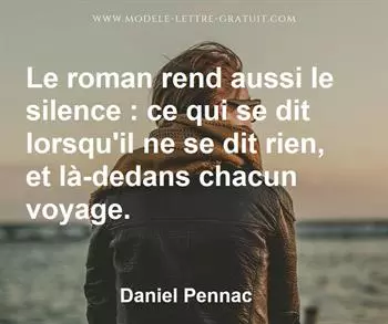 Citation de Daniel Pennac