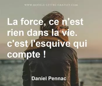 Citation de Daniel Pennac