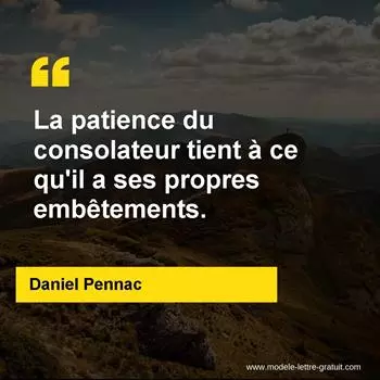 Citation Daniel Pennac