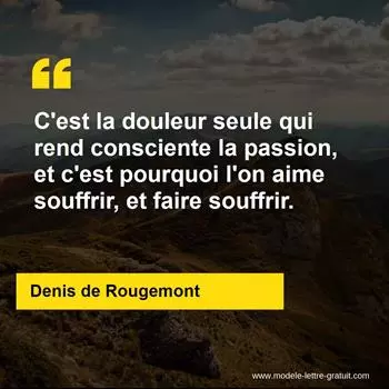 Citation Denis de Rougemont
