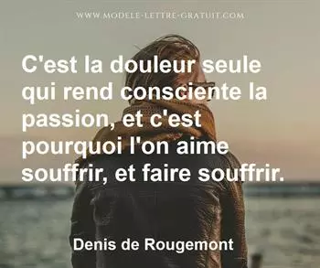 Citation de Denis de Rougemont