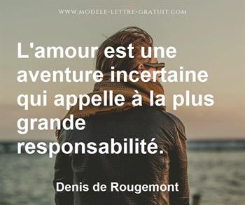 Citation de Denis de Rougemont