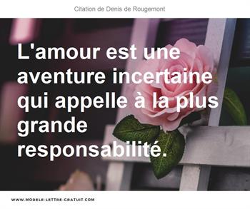 Citations Denis de Rougemont