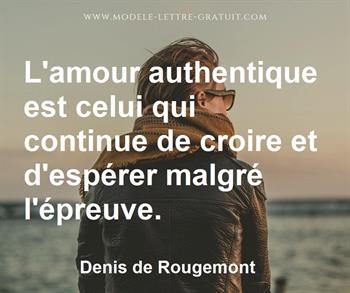 Citation de Denis de Rougemont