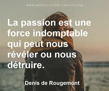 Citation de Denis de Rougemont