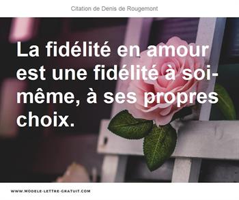 Citations Denis de Rougemont