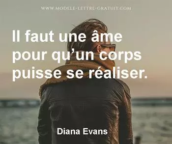 Citation de Diana Evans