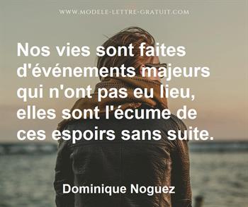 Citation de Dominique Noguez