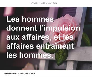 Citations Duc de Lévis
