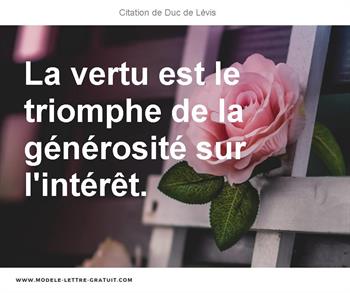 Citations Duc de Lévis