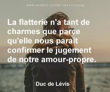 Citation de Duc de Lévis